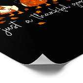 Just A Thankful Goose Nurse Funny Thanksgiving  Poster (Ecke)