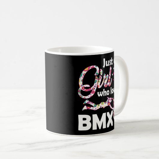 Just A Who Liebe Bmx Bmx Biker Kaffeetasse (VorderseiteRechts)