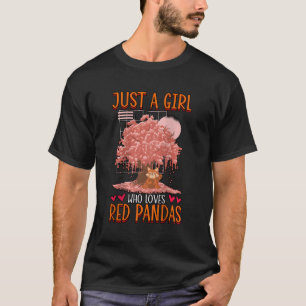 Just A Who Liebe Red Panda Lovely Red Panda Baseba T-Shirt