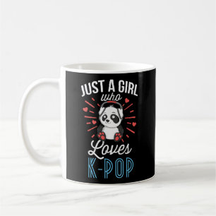 Just A Who Lieben K-Pop Panda Kpop Merchandise Kaffeetasse