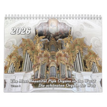 Just Adorable Pipe Organs 2026 - Ein Orgelkalender