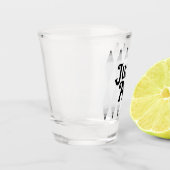 JUST ALICE Bachelorette Raute Diamantglas Schnapsglas (Links)