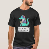 Just An NPC Dont Mind Me Crocodile Gaming Videogam T-Shirt (Vorderseite)