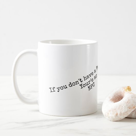 Just an NPC Kaffeetasse (Mit Donut)