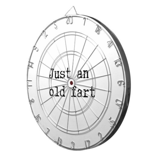 Just An Old Fart Dartscheibe (Vorderseite rechts)
