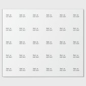 Just An Old Fart Geschenkpapier (Flach)