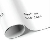 Just An Old Fart Geschenkpapier (Rolleneckpunkt)