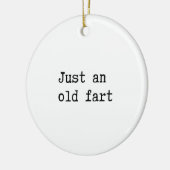 Just An Old Fart Keramikornament (Links)