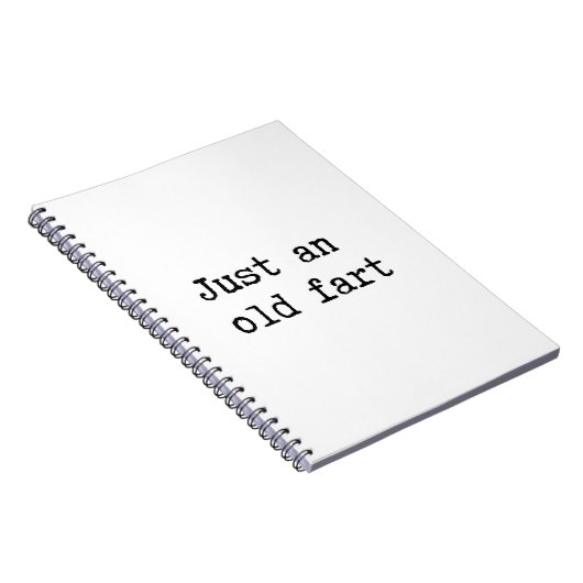 Just An Old Fart Notizblock (Rechte Seite)