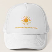 Just another Day with Sunshine Truckerkappe (Vorderseite)