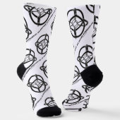 Just Another Hypercubed Day 4-D Polytope Socken (Gewinkelt)