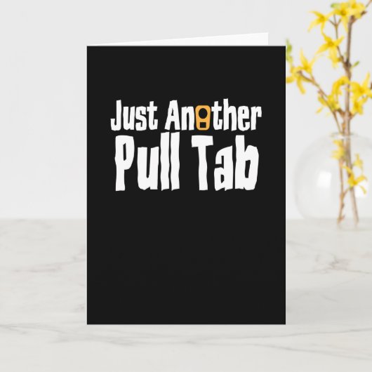 Just Another pull Tab Karte (Gelbe Blume)