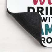 Just Another Wine Drinker With a Camping Problem Mousepad (Ecke)