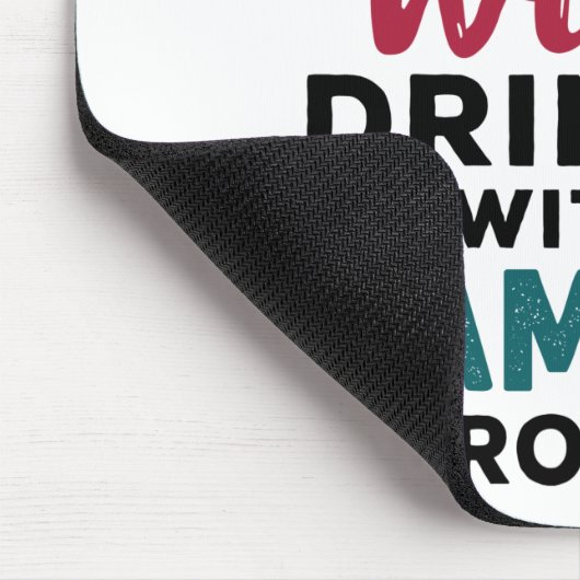 Just Another Wine Drinker With a Camping Problem Mousepad (Ecke)