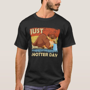 Just Anotter Day Otter Kaffee Alltägliches Word Ga T-Shirt