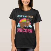 Just Anotter Unicorn Otter und Unicorn T-Shirt (Vorderseite)