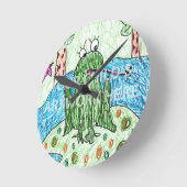 Just Art Clock $21.95 Runde Wanduhr (Winkel)