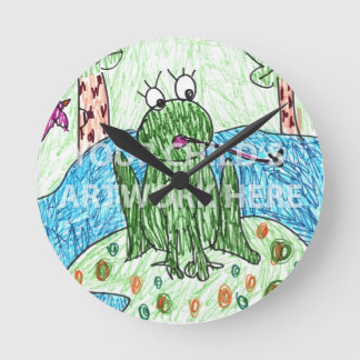 Just Art Clock $21.95 Runde Wanduhr