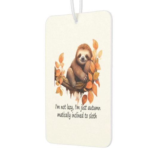 Just Autumn Matically Inclined to Sloth Autolufterfrischer (Links)