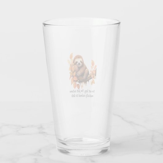 Just Autumn Matically Inclined to Sloth Glas (Rückseite)