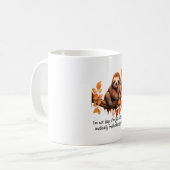 Just Autumn Matically Inclined to Sloth Kaffeetasse (Vorderseite Links)