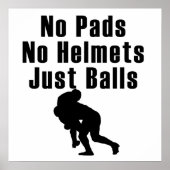 Just Balls Rugby Poster (Vorne)