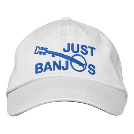 Just Banjos Cap mit Blauer Stickerei Bestickte Baseballkappe