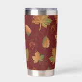 Just Be Still Fall Leaves Thermobecher (Rückseite)