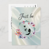 Just be "wow" postkarte (Vorne/Hinten)