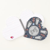 Just be you- hand drawn illustration notizblock (Innenseite)