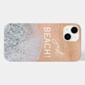 Just Beach Summer Beach Ocean Relaxen Case-Mate iPhone Hülle (Rückseite (Horizontal))