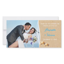 Just Beachy Foto Vielen Dank Karte