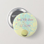 Just Beachy Wedding Button (Vorne & Hinten)