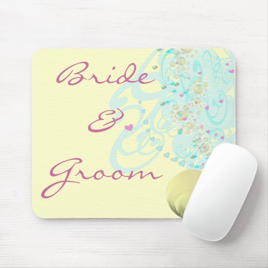 Just Beachy Wedding Mousepad (Mit Mouse)