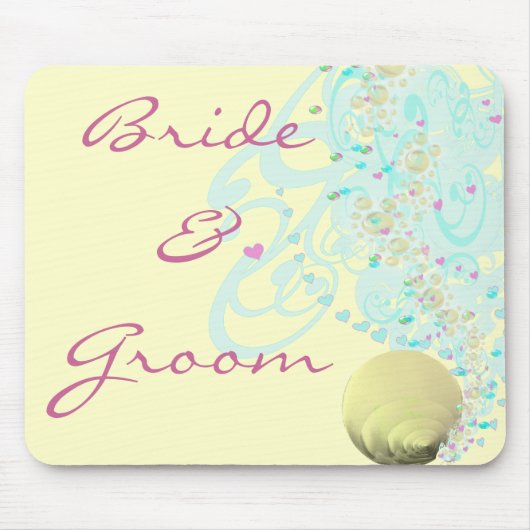 Just Beachy Wedding Mousepad (Vorne)