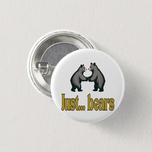 JUST BEARS BUTTON (Vorne & Hinten)