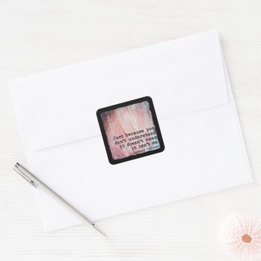 JUST BECAUSE STICKER (Umschlag)