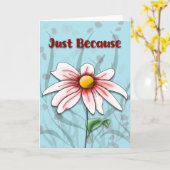 Just Bedaisy Karte (Gelbe Blume)