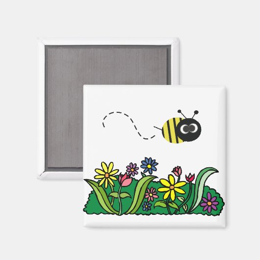 Just Bee Magnet (Vorderseite/Rückseite)