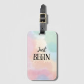 Just Begin Gepäckanhänger (Vorderseite Vertikal)