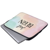 Just Begin Laptopschutzhülle (Vorne Knopf)