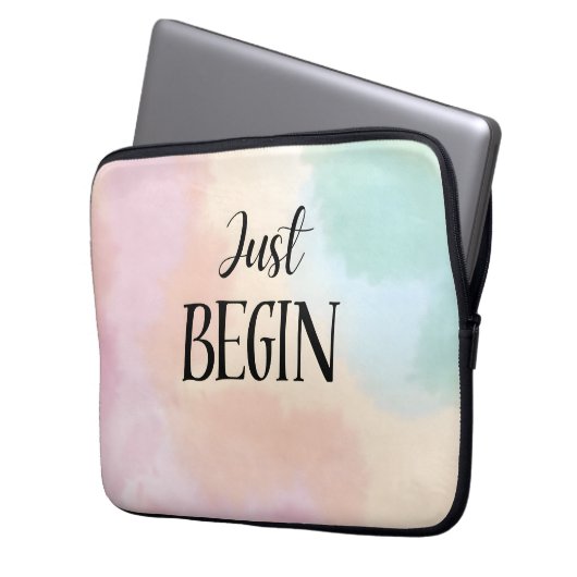 Just Begin Laptopschutzhülle (Vorderseite Links)