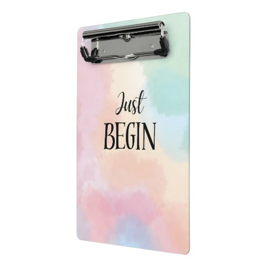 Just Begin Mini Klemmbrett (Gewinkelt2)