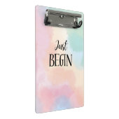 Just Begin Mini Klemmbrett (Schrägansicht)