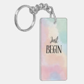 Just Begin Schlüsselanhänger (Vorderseite links)