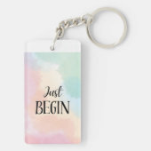 Just Begin Schlüsselanhänger (Rückseite)
