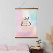 Just Begin Wandteppich Mit Holzrahmen (Schlafzimmer)