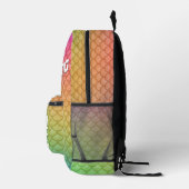 "Just Behalt Swimming" Regenbogenwaage Schwimmbad Bedruckter Rucksack (Rechts)