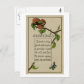 Just Beursache Greeting Card 1916 Postkarte (Vorne/Hinten)