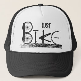 Just Bike Parts Word Graffiti Urban Design Truckerkappe